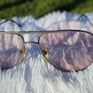 Gold Aviator Sunglasses
